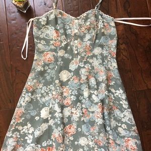 BCBG floral dress size xs